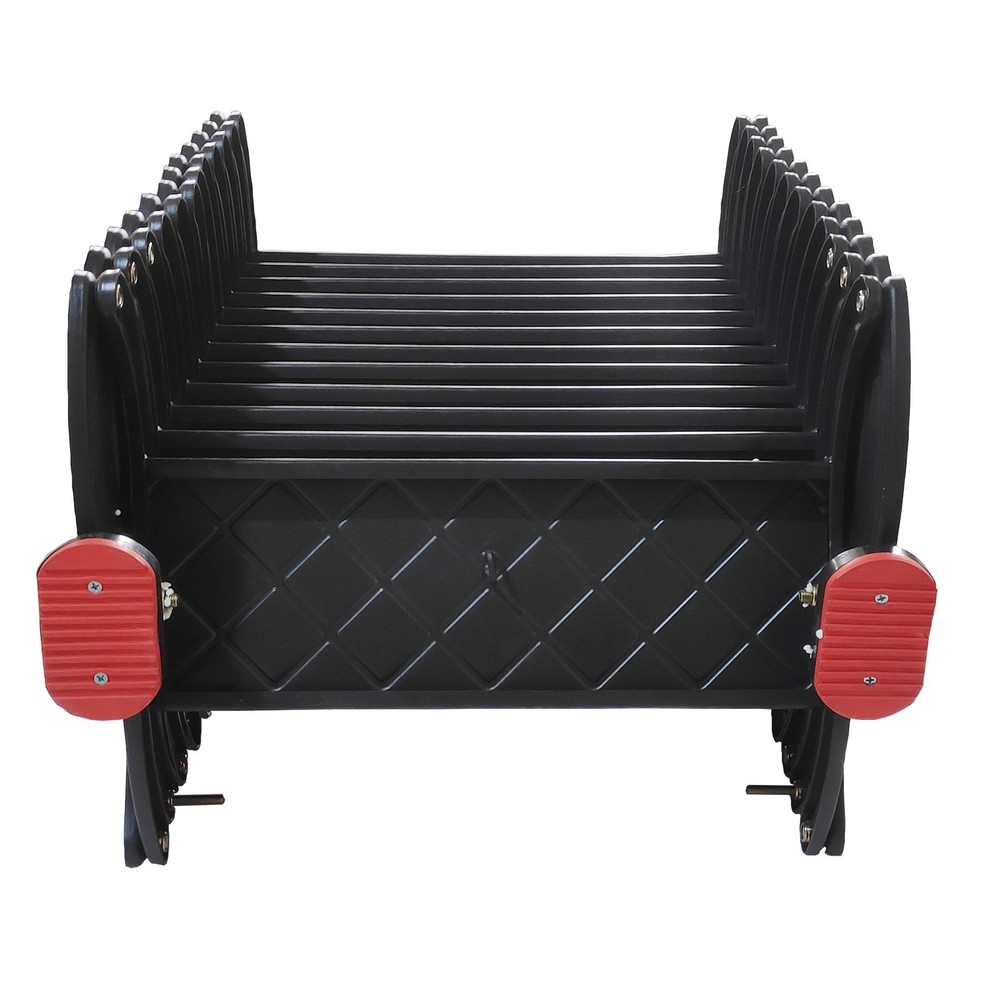 9.84ft Black Attic Pull Down Ceiling Ladder 31.5''x35.43'' Folding Loft Ladder