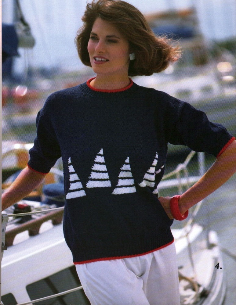 Nautical Knits Pullovers | Susan Bates #17773