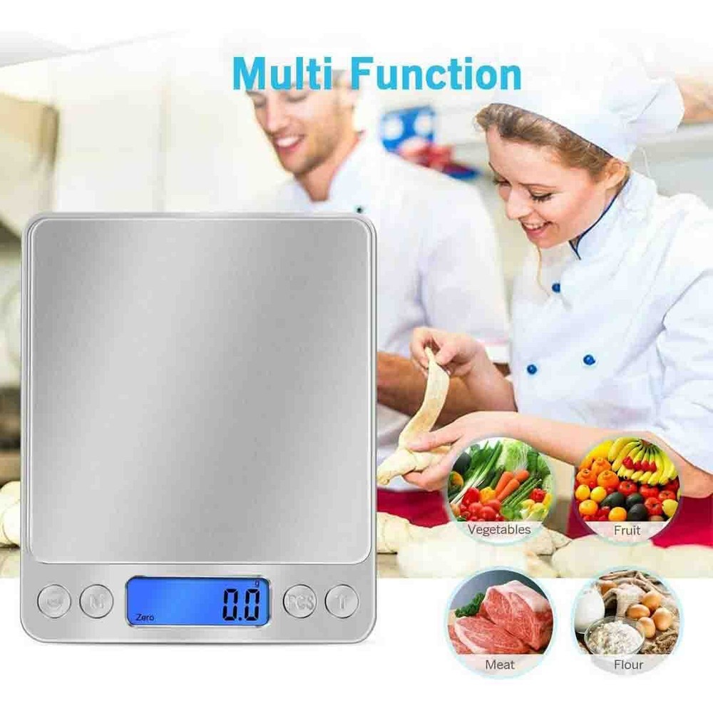 3000G Food Meat Electronic Scale Digital Kitchen Multi-Function Weight Tool LCD