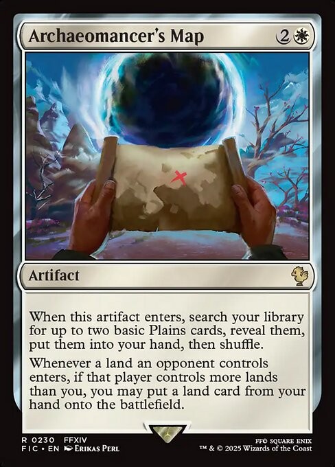 Archaeomancer's Map 230 R Normal FIC MTG NM