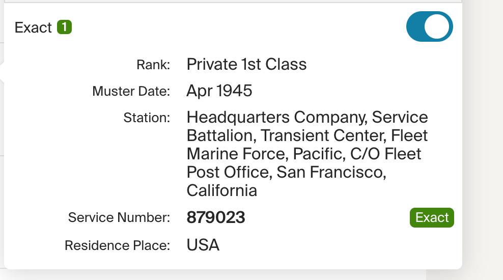 WWII US Marine Corps USMC Pacific Named STERLING ID Bracelet C13