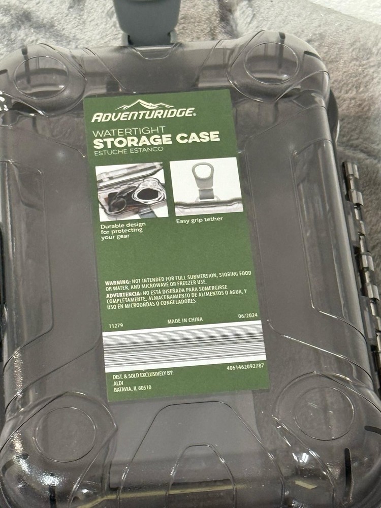 Adventuridge Watertight Storage Case designed to protect valuables