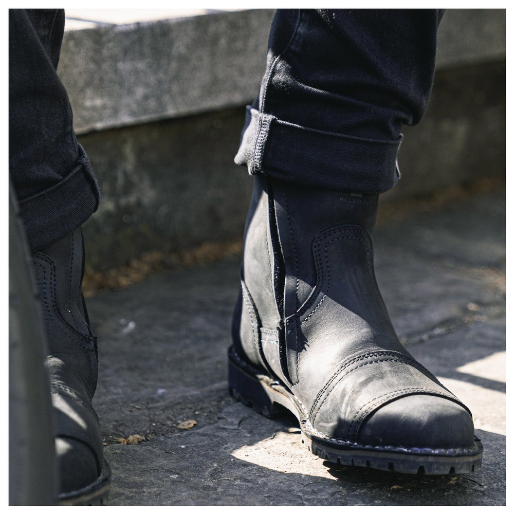 Belstaff Duration Waterproof Leather Boots - Black
