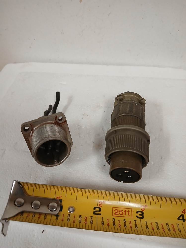 Bendix 3 Conductor Connector Military Avionics