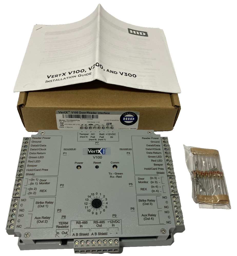 NEW HID VertX V100 70100AEP0N Door/Dual Reader Interface Access Controller