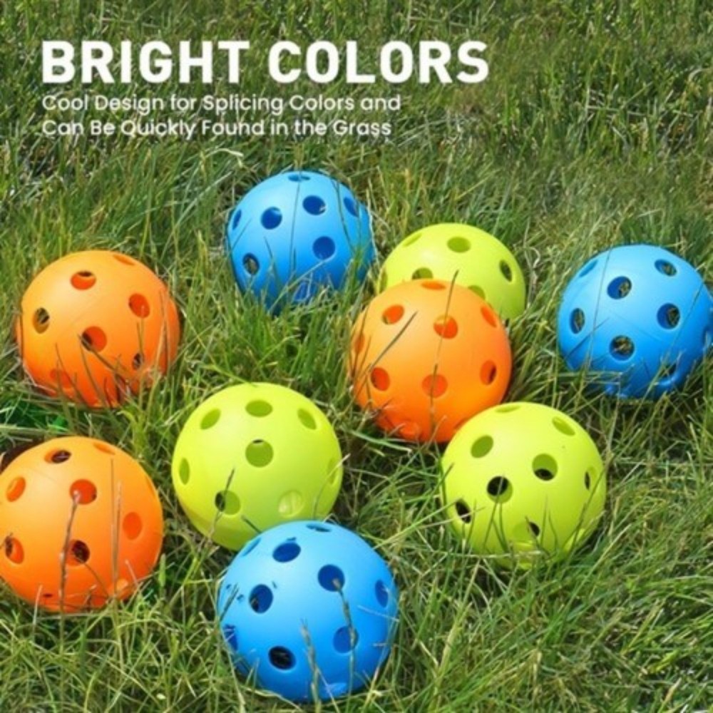 12X Baseball Practice Balls Plastic Training Balls Lightweight Baseball Softball