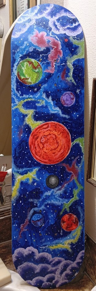 Hand Painted Skateboard