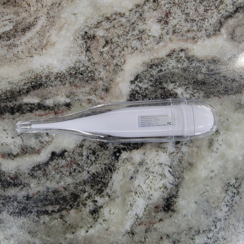 Equate 30 Second Digital Thermometer Oral Rectal Underarm Open Box Tested