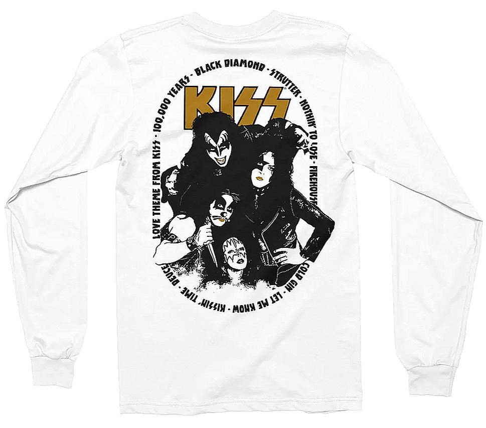 KISS 50th Anniversary Official T-Shirt Size XL Long Sleeve Ace Gene Peter New