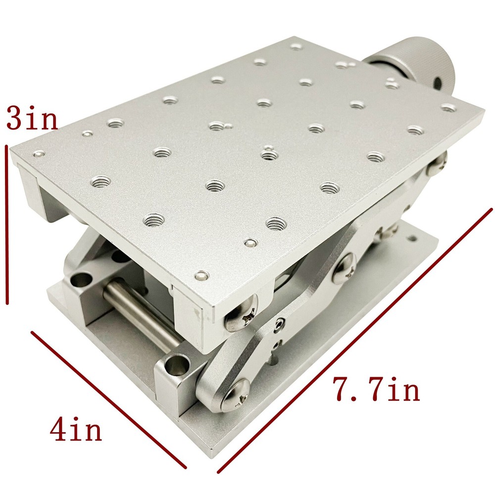 Manual Shear Type 1D Workbench Lab Precision Displacement Table. One-Dimensional
