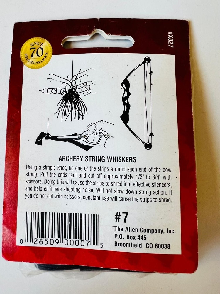 Allen Release Aid String/Auto Peep Sight/String Wiskers/Limbsaver 4pk Bow Kit