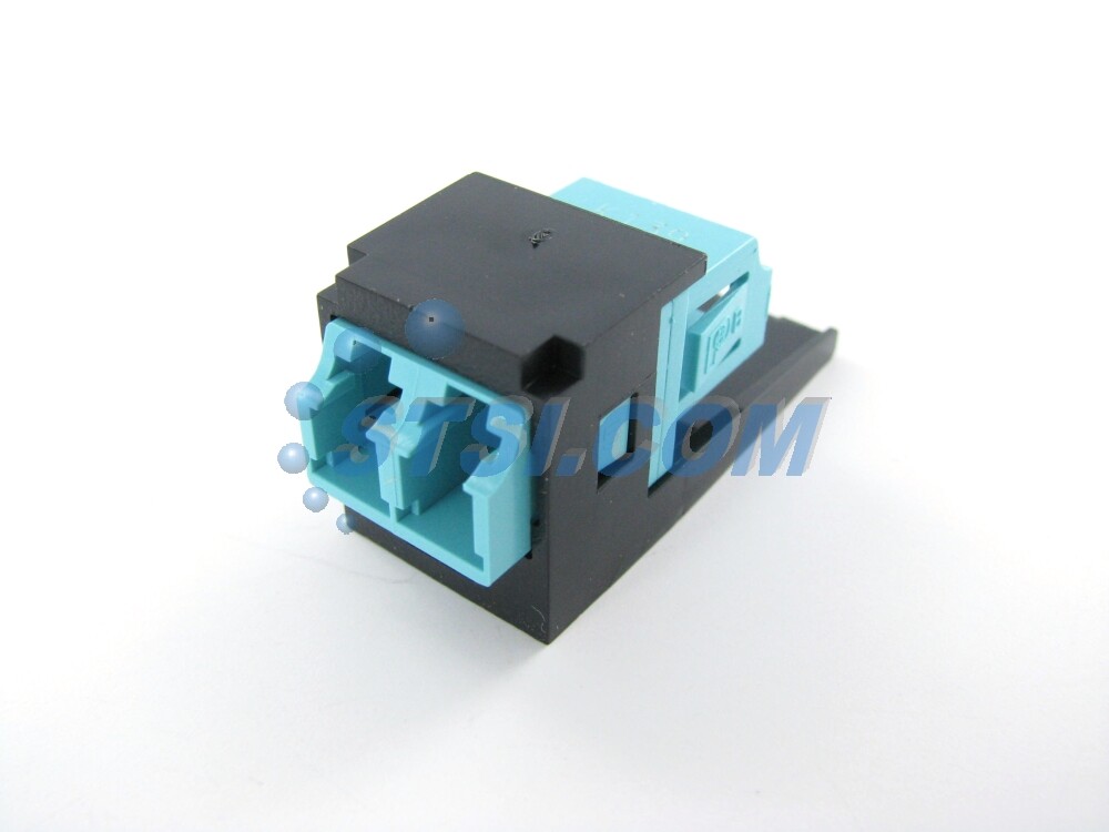 Panduit CMDSAQLCZBL LC Duplex OM3/OM4 Fiber Optic Adapter Module ~STSI