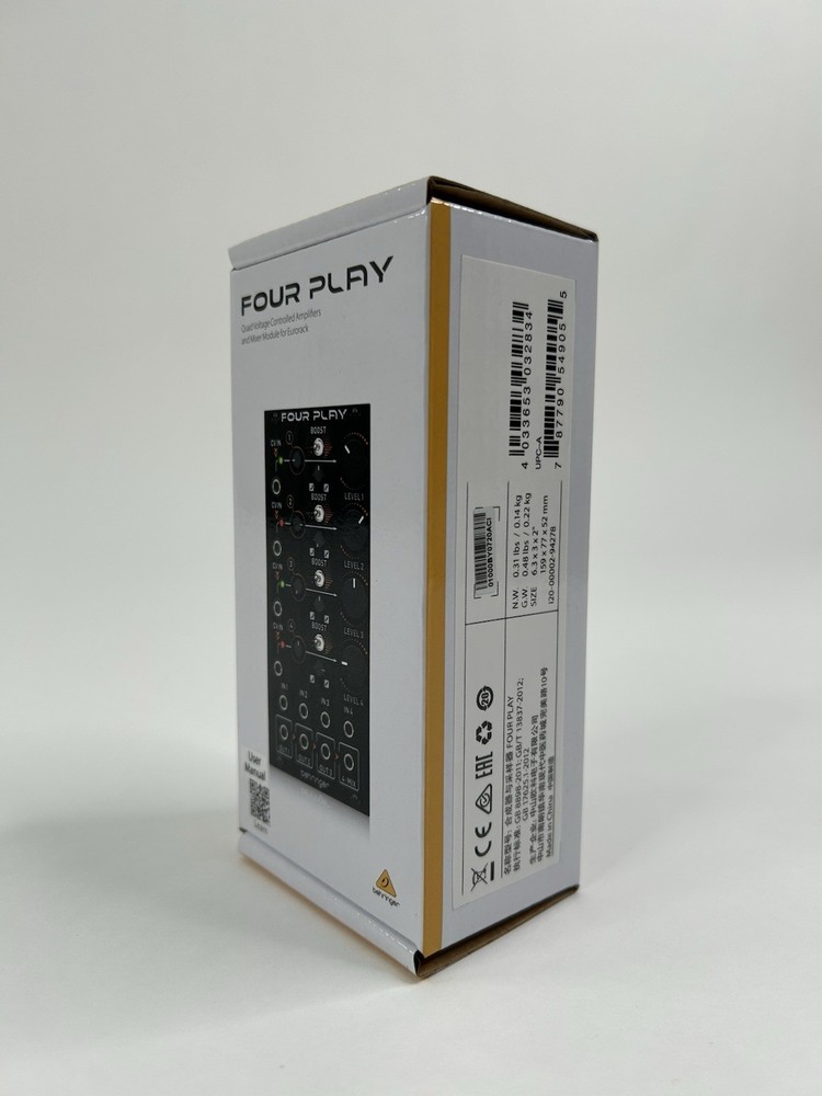 Behringer Four Play Quad VCA & Mixer Eurorack Module