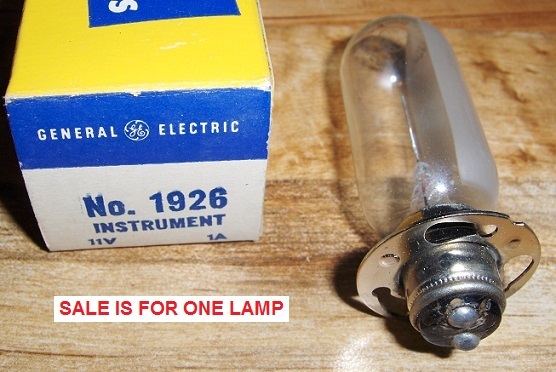 #1926 MINIATURE LAMP ***FREE SHIPPING***