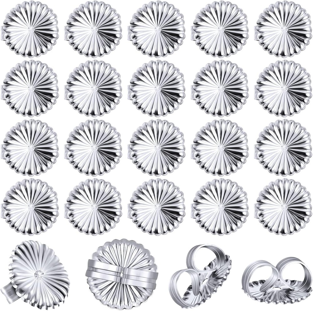 30 Pieces Large Earring Back Jumbo Earring Backs Secure Large Backs