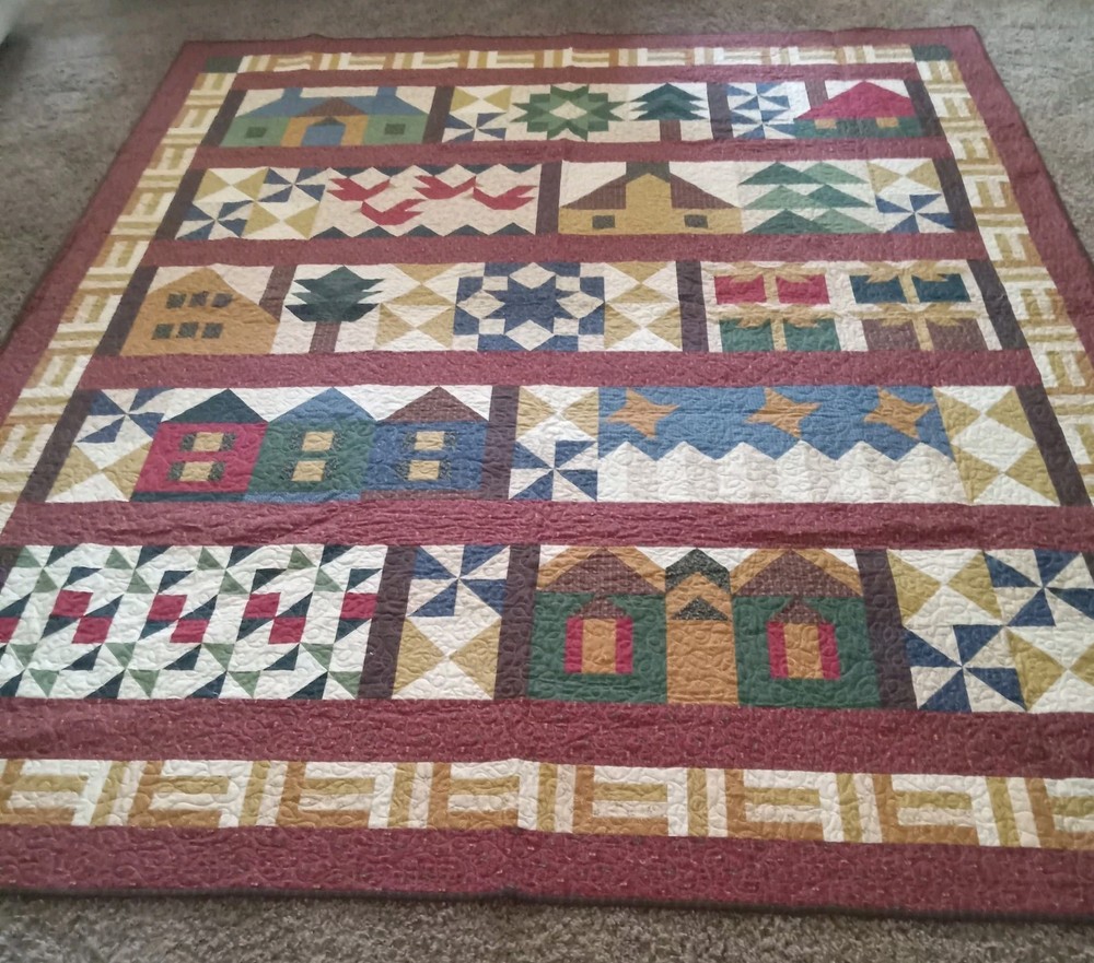 85 1/2" X 97" Thimbleberries Queen Sz. Quilt