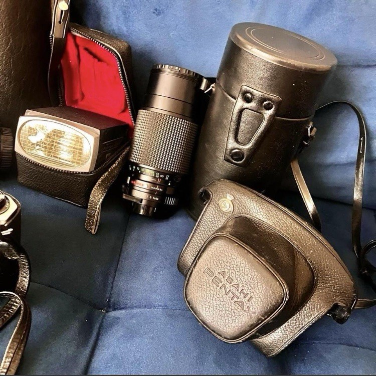 Vintage camera bundle Asahi Pentax