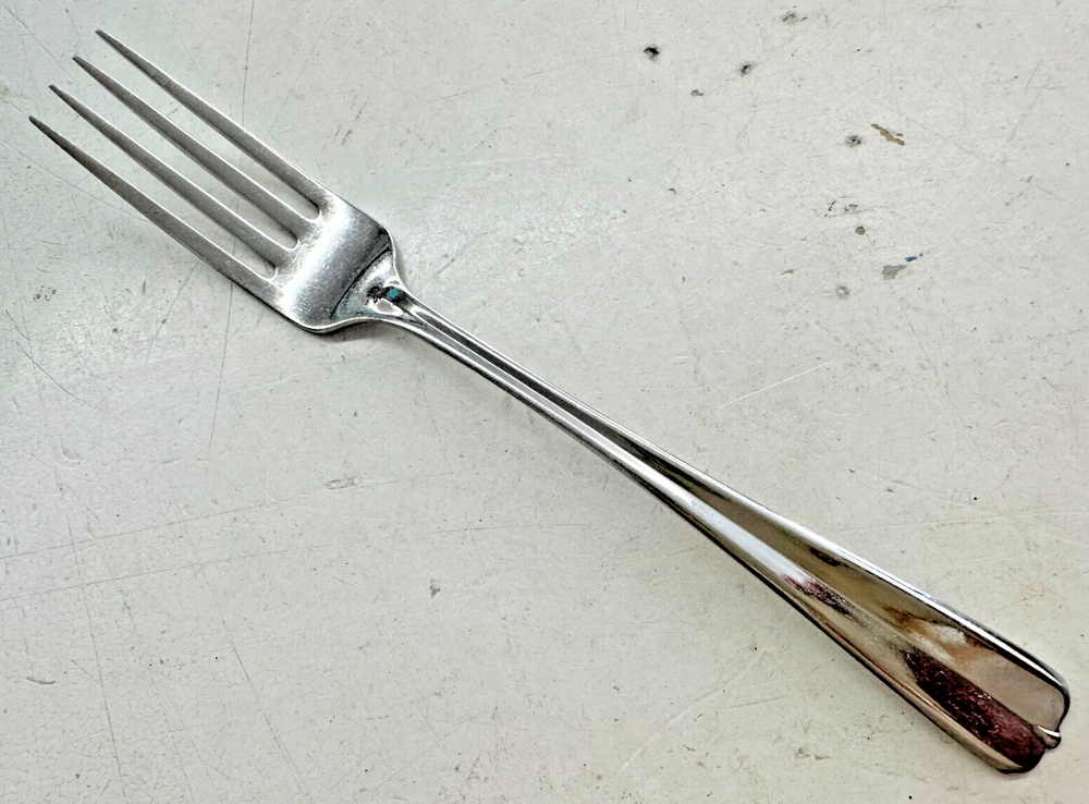 Gala Impulse 1 Dinner Fork Oneida Stainless Center Ridge Beaded Tip 7 3/8" Gloss