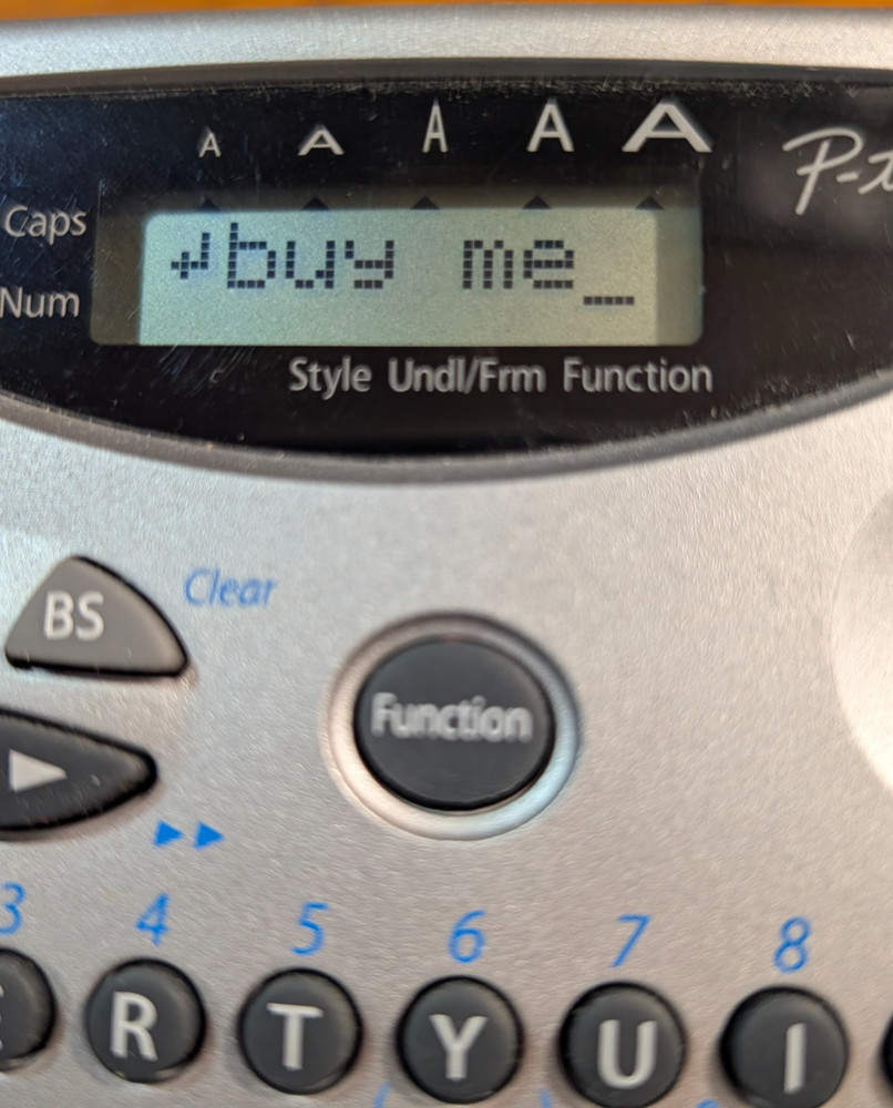 Brother P-Touch PT-1180 Electronic Label Maker System Handheld Printer - Tested