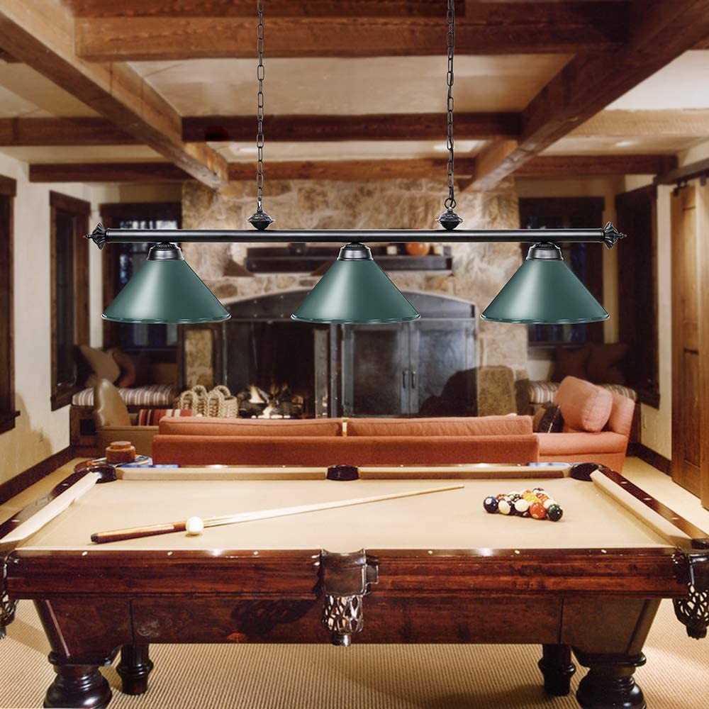 Pool Table Light, 59” Hanging Billiard Lights, Adjustable Kitchen Island Ligh...