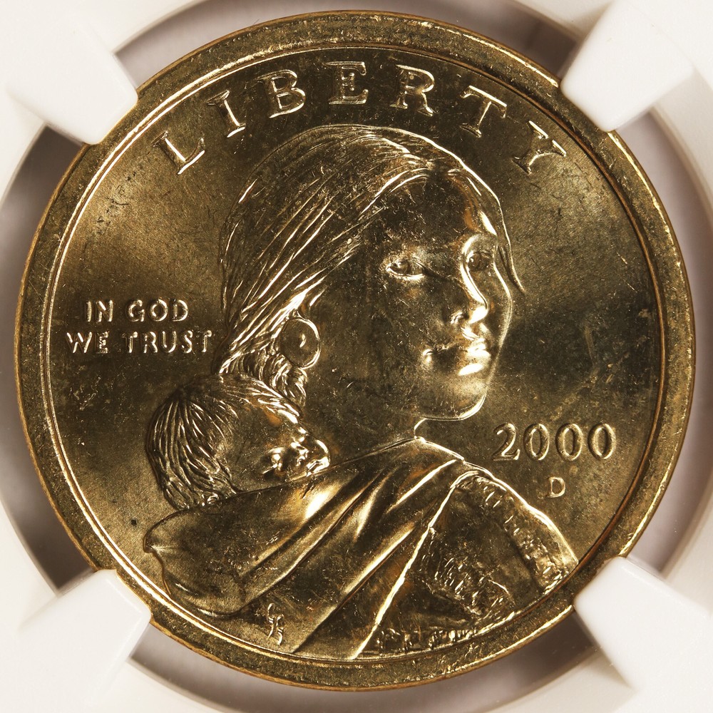 2000-D $1 Sacagawea Native American Dollar NGC MS64