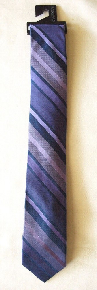 Express Men`s Multi Stripe Narrow Silk Tie New $49