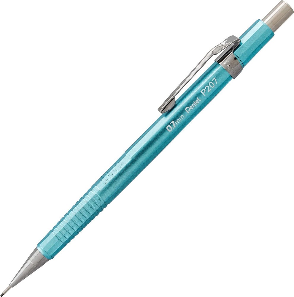 Pentel Sharp Mechanical Pencil (0.7mm) Metallic Barrels, Assorted Colors