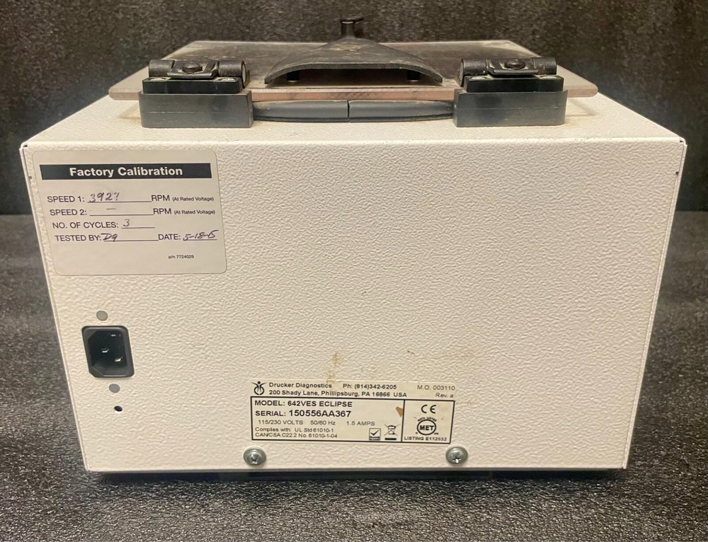 Eclipse Centrafuge - Miscellaneous Equipment USED