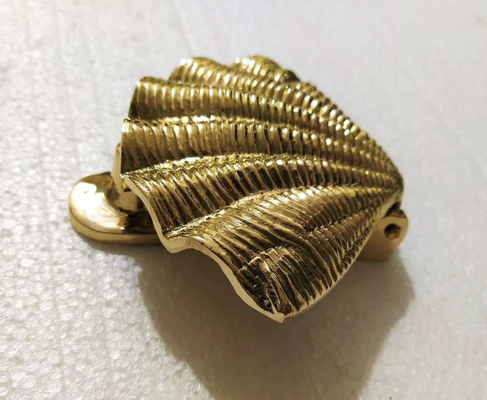 Decorative Brass Sea Shell Door Knocker Solid Brass
