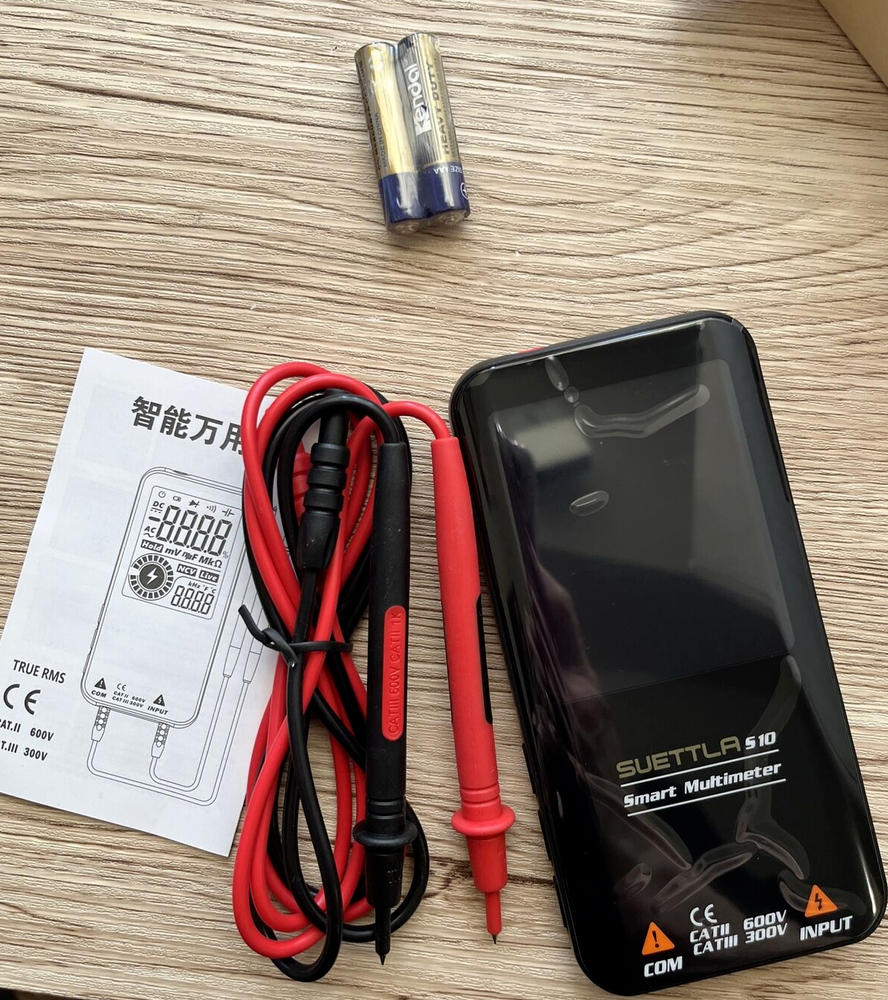 Digital Multimeter Tester Color LCD 3 Results Display NEW