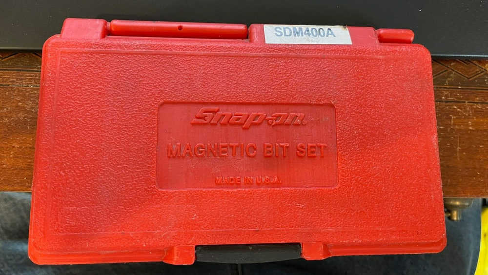 Snap-on Tools SDM400A Master SAE Bit Set in PB90 Case - Save $$$$