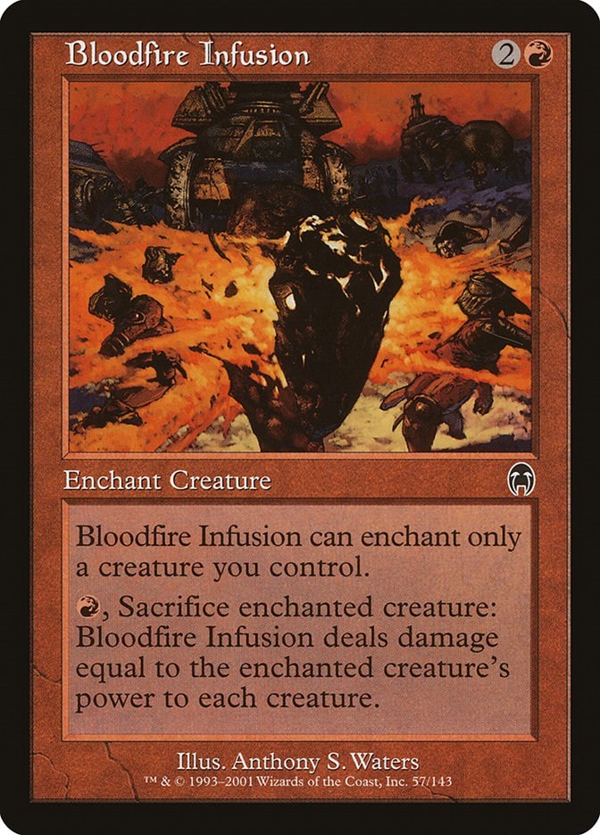 Bloodfire Infusion Apocalypse 57 MTG MP