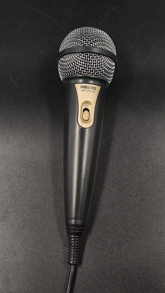 Philips SBC MD140 Microphone Used Working Black