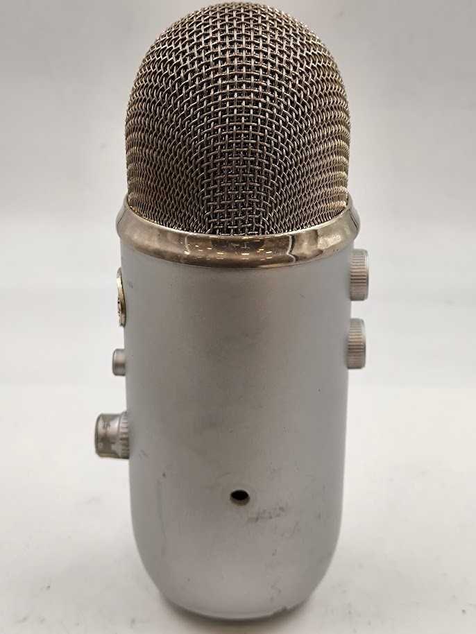 Blue Yeti Microphone Used Working Silver