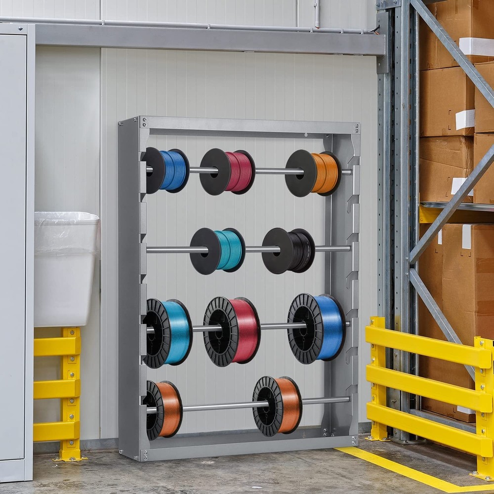 tonchean Wire Spool Rack, Wire Spool Holder Wall Mounted, Cable Dispenser wit...