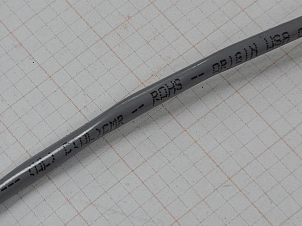 Priority Wire P2032S 18/2C Shielded Sound/Security Cable Riser Gray E2032S /50ft