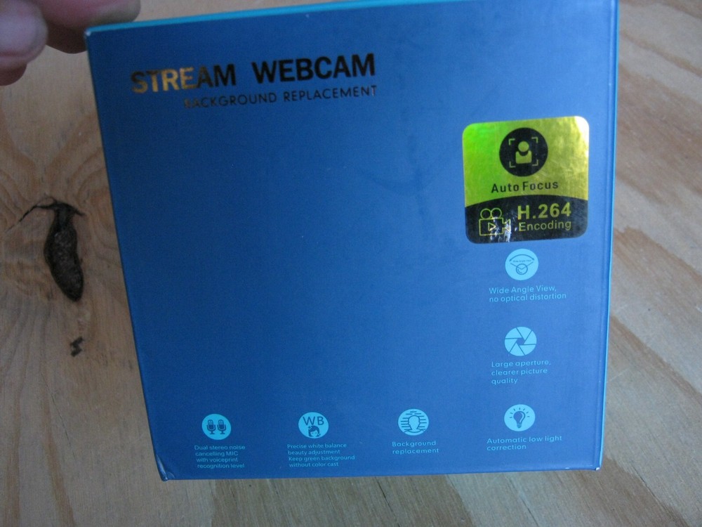 VITADE HD960 Stream Webcam Background Replacement Auto Focus H.264 Encoding