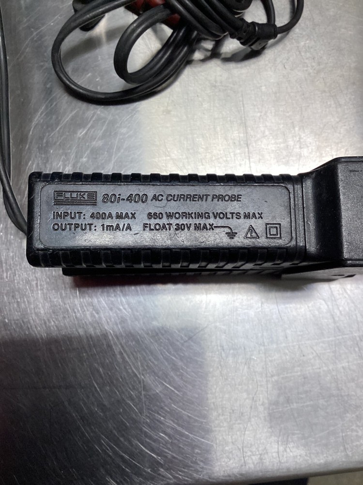 Fluke Instruments AC/DC Current Clamp Probe Model 80i-400 Electrical Tester