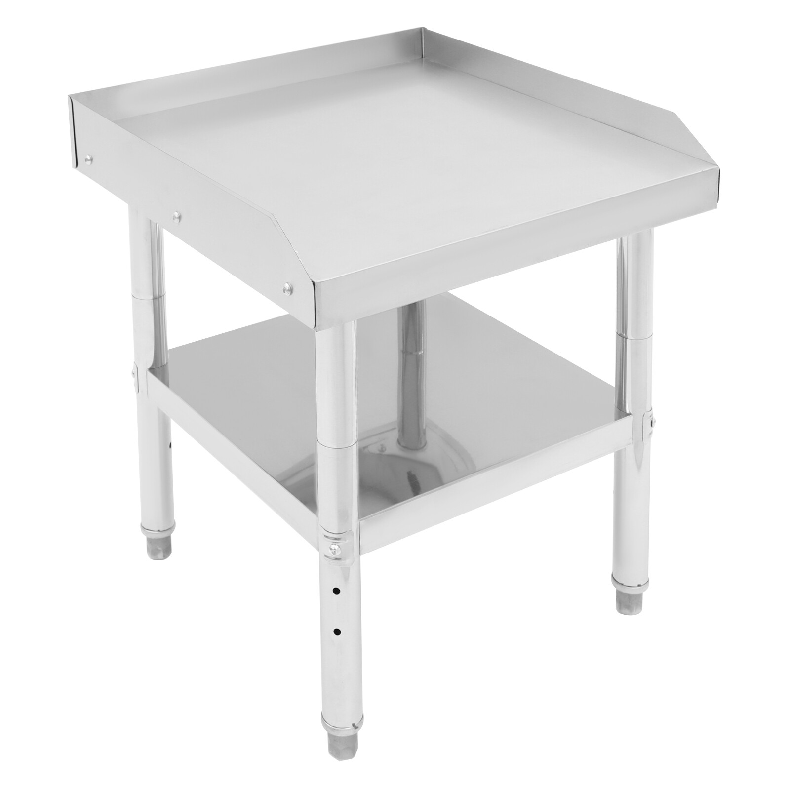 Work Table with Backsplash, Prep Table for Kitchen, Restaurant, Garage, Laundry