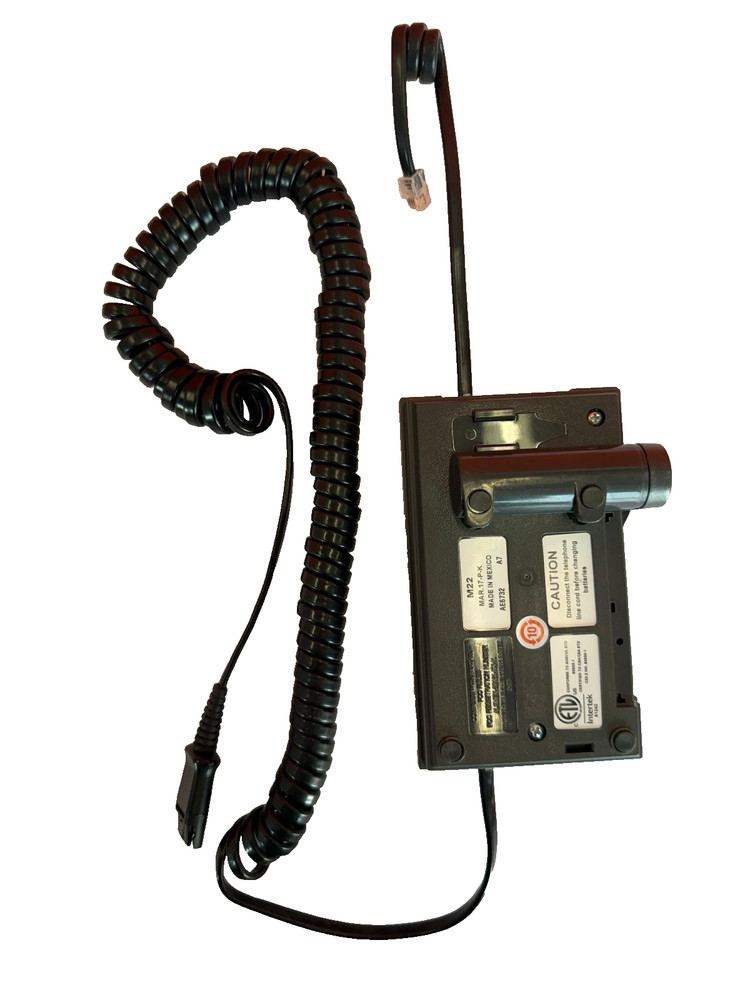 Plantronics Vista M22 Universal Audio Processor Headset Amplifier Tested Working