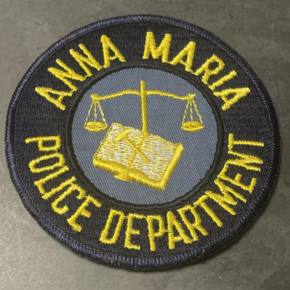 Anna MariaFlorida Police Patch Patch -F62