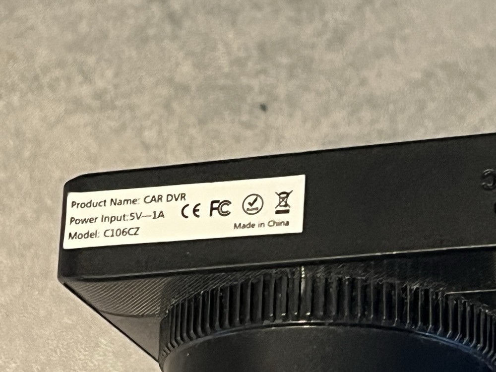 Dashcam - Car Mount Holder Suction Cup/Dashboard Camera Accessory