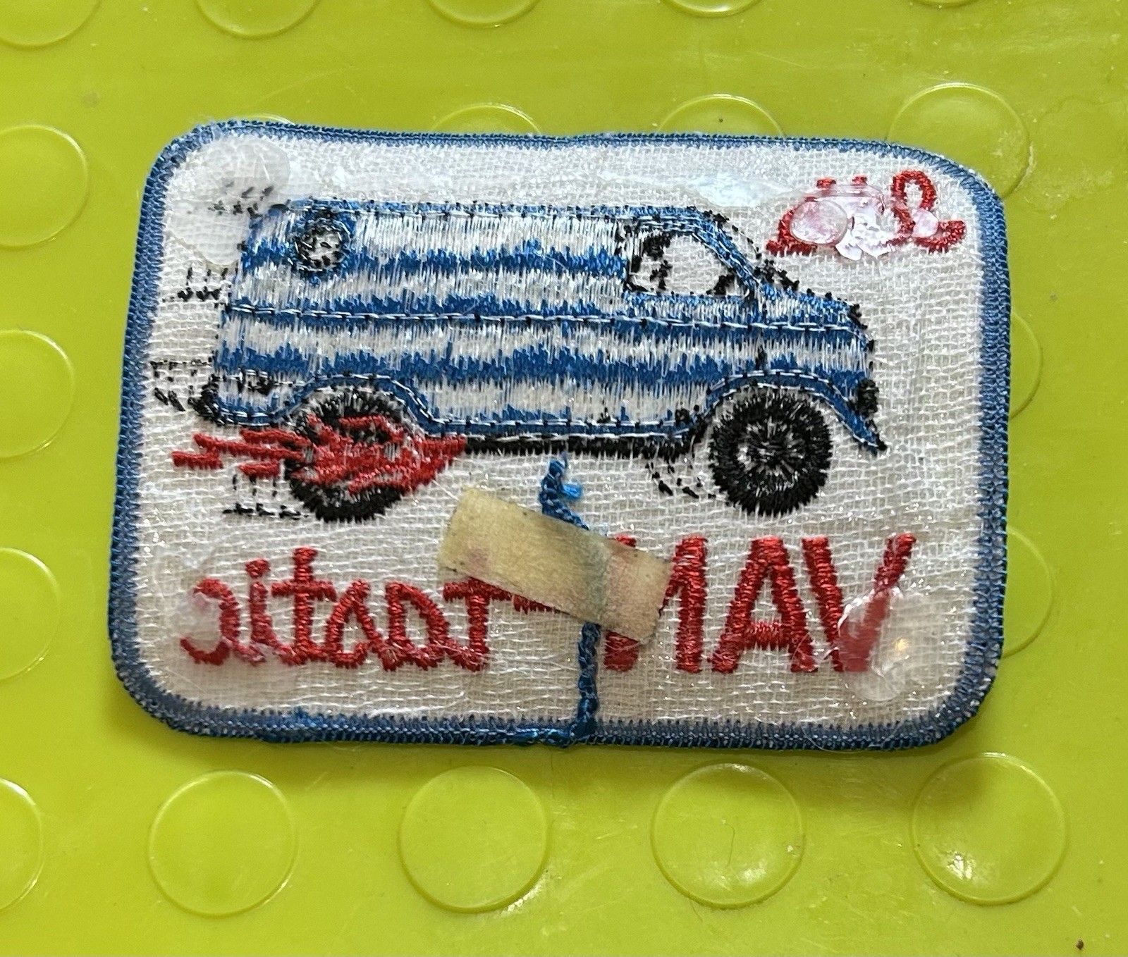 Vintage It’s VAN-tastic Patch New Old Stock Van Life Circa Late 1970s