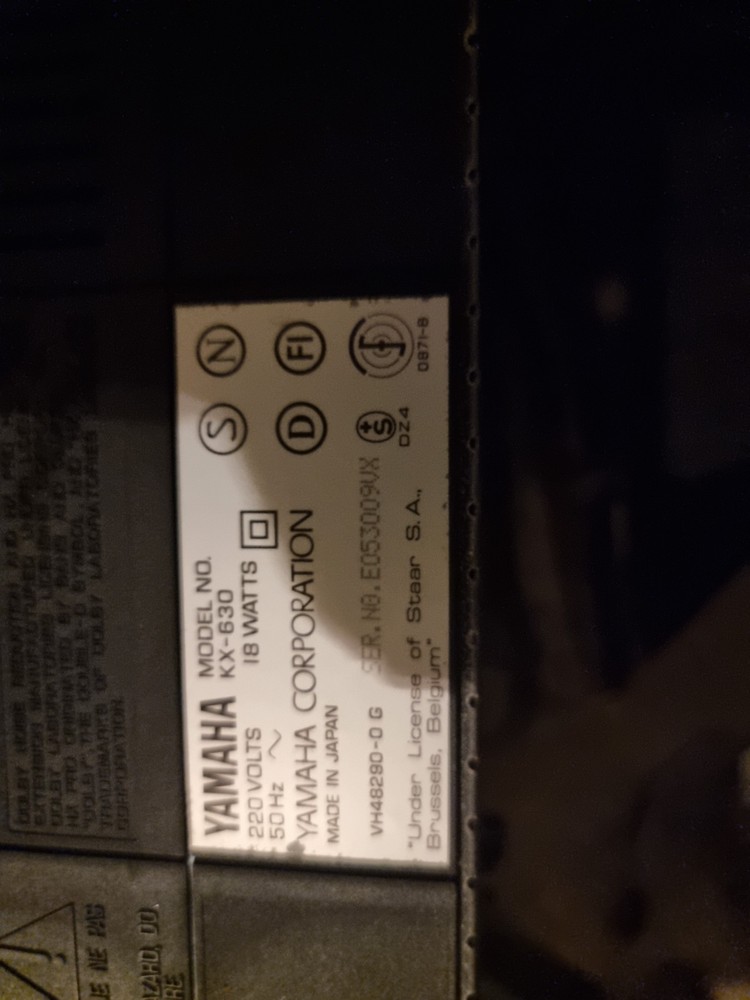 yamaha kx-630
