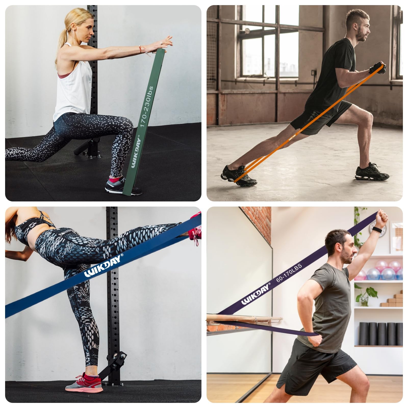 Resistance Bands for Working Out, Exercise Bands, Workout Bands, Pull Up Assi...