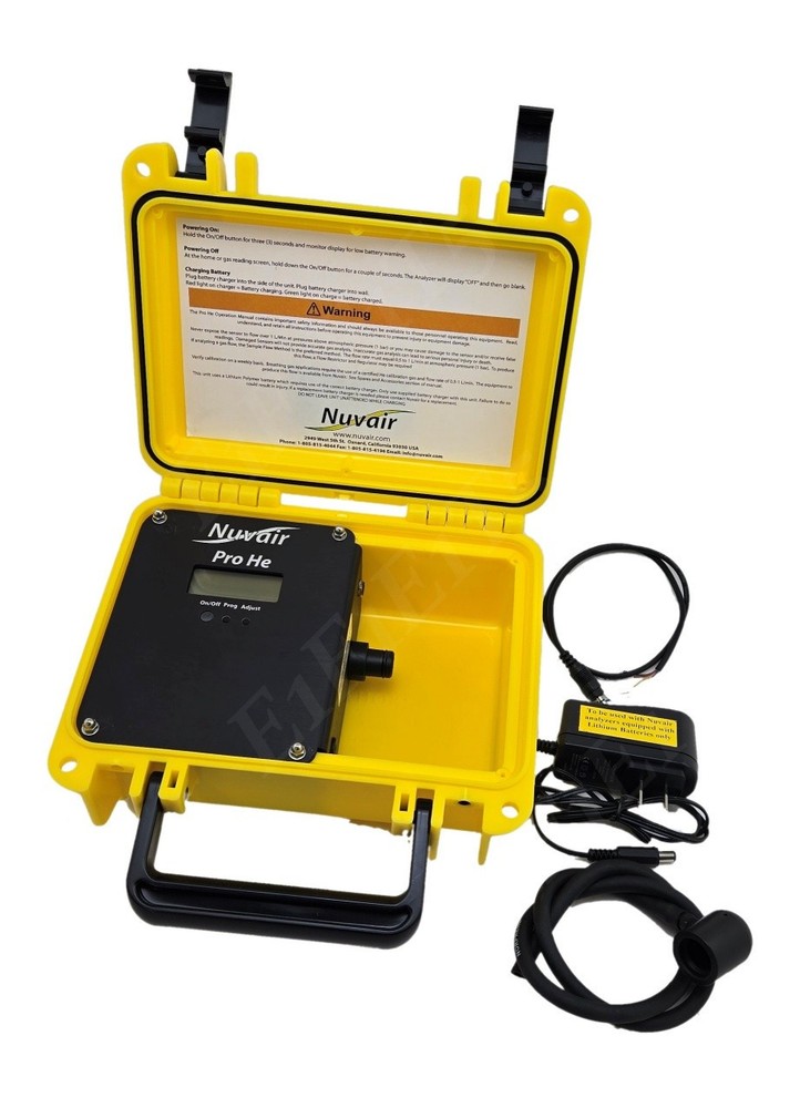 NUVAIR 9608 HELIUM ANALYZER