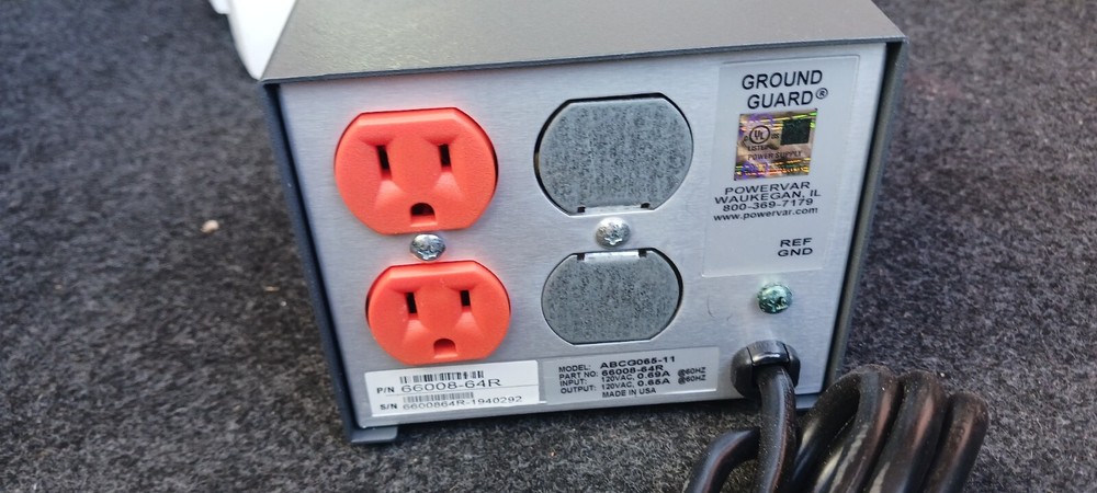 Powervar ABCG065-11 Power Conditioner 2 Outlet