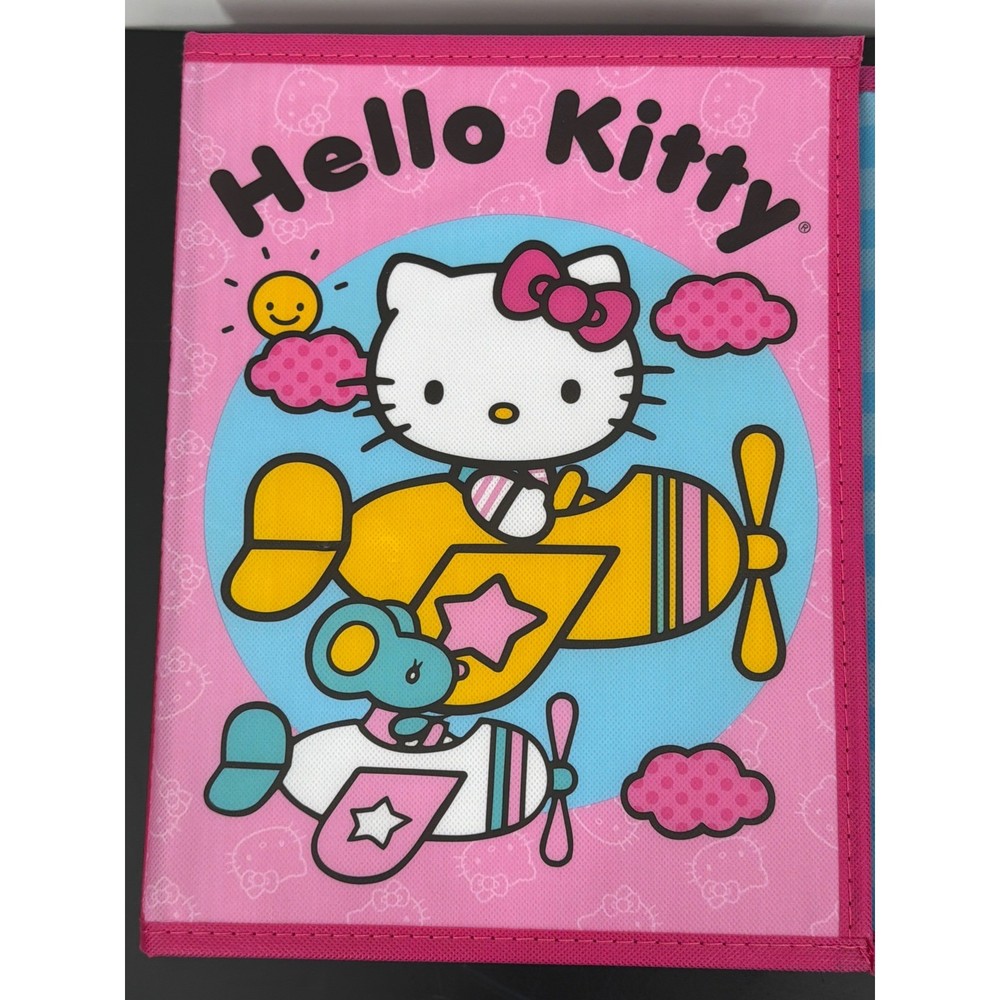 Hello Kitty Activity Set Portable Tri-fold Carrying Case Stickers Coloring Book