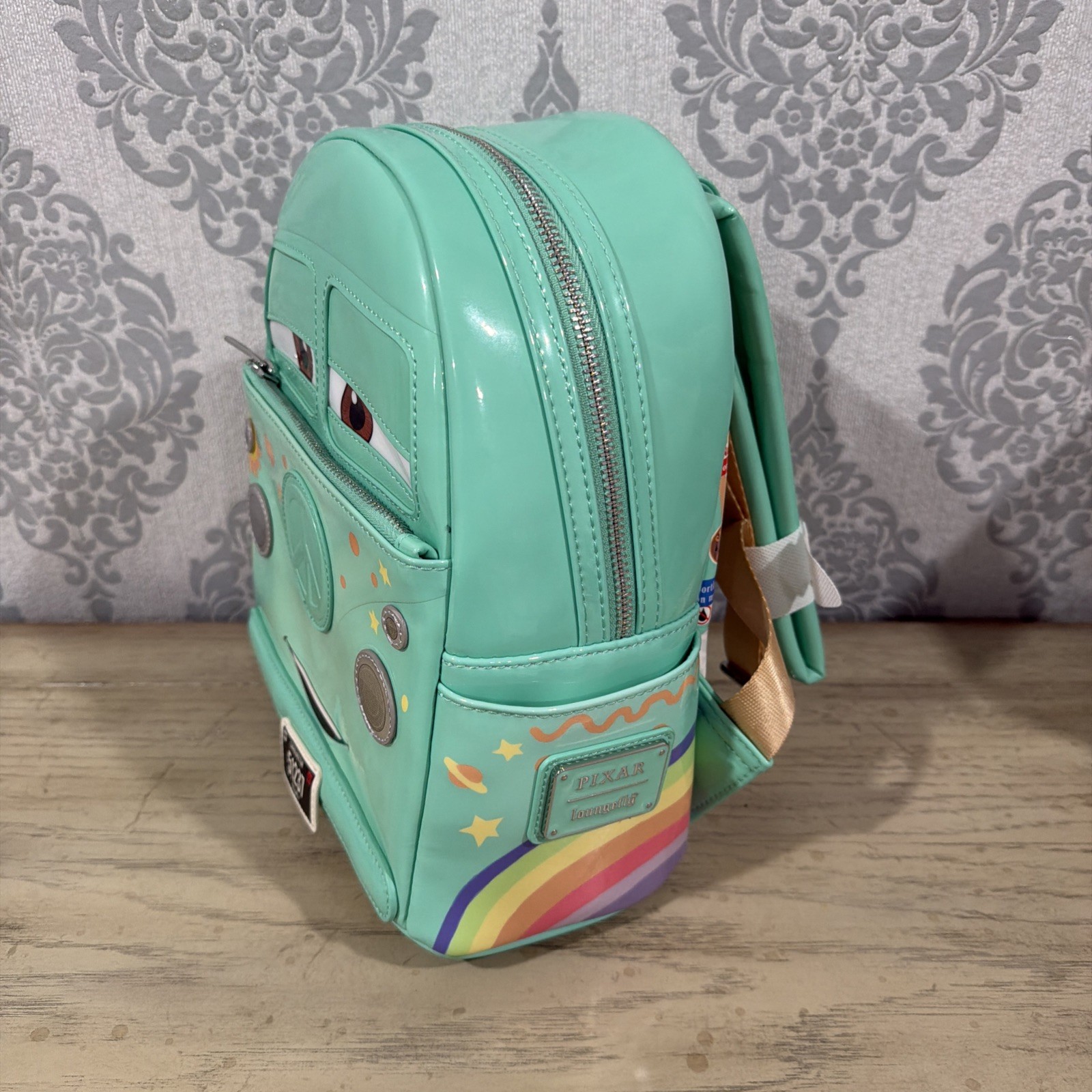 Loungefly Disney Pixar Cars Fillmore Mini Backpack NWT