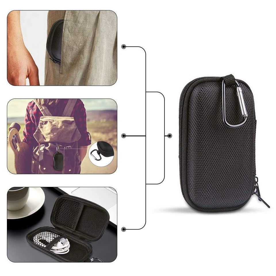 Durable Mp3 Player Case Usb Flash Drive Case Bag Wallet 2pack Eva Shockproof Har